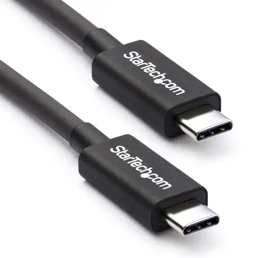 StarTech.com Cable Thunderbolt 3 Pasivo de 50cm - 40Gbps - PD 100W - Vídeo 4K/5K