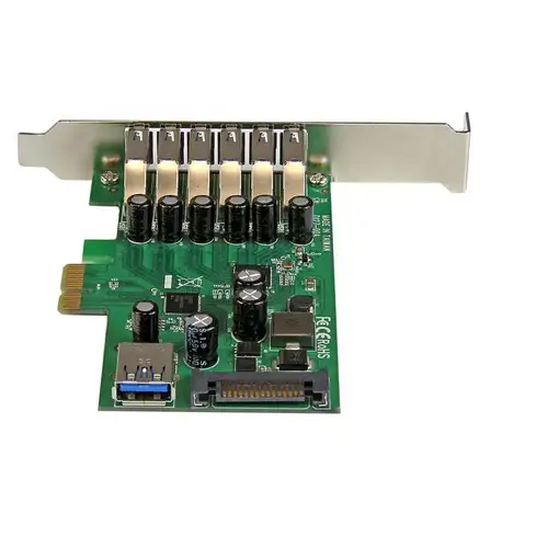 StarTech.com Adaptador tarjeta PCI Express de 7 puertos USB 3.0 con perfil bajo