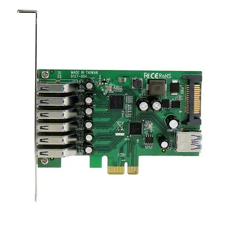 StarTech.com Adaptador tarjeta PCI Express de 7 puertos USB 3.0 con perfil bajo
