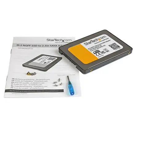 StarTech.com Adaptador SSD M.2 a SATA III de 2,5 Pulgadas con Carcasa Protectora