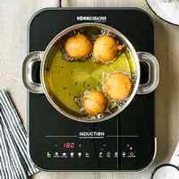 Rommelsbacher CTS 2000/IN hobs Negro, Plata Encimera Con placa de inducción 1 zona