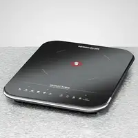 Rommelsbacher CTS 2000/IN hobs Negro, Plata Encimera Con placa de inducción 1 zona