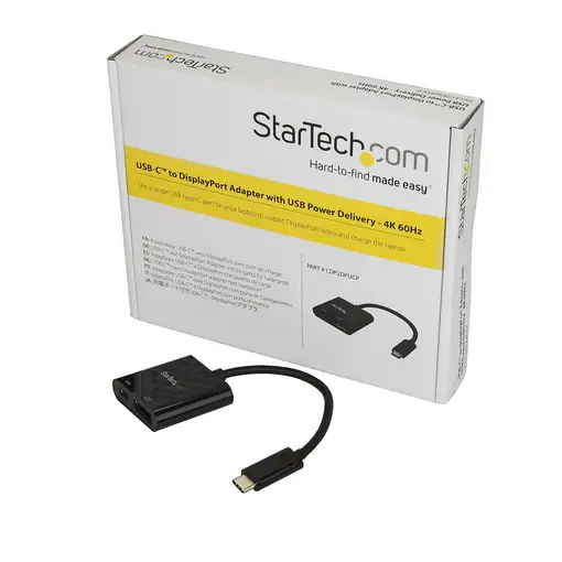 StarTech.com Adaptador USB C a DisplayPort con Entrega de Alimentación - 4K 60Hz