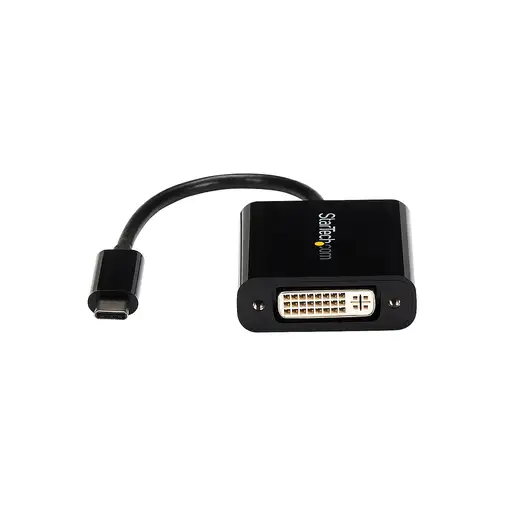 StarTech.com Adaptador USB C a DVI - Negro - 1920x1200 - Convertidor de Vídeo USB