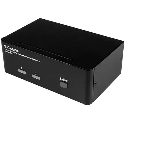 StarTech.com Switch Conmutador KVM de 2 Puertos DisplayPort - 4K 60Hz