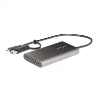 StarTech.com Adaptador USB-C a HDMI Doble - USB Tipo C a 2 Monitores HDMI - 4K 60H