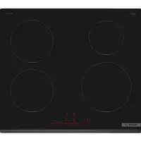 Bosch Serie 6 PIE631HB1E hobs Negro Integrado 60 cm Con placa de inducción 4 zona(