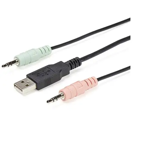 StarTech.com Switch Conmutador KVM de 2 Puertos DisplayPort 4K60Hz con Cables Inco