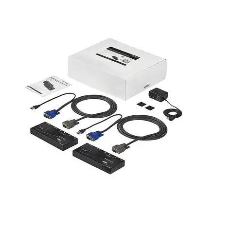 StarTech.com Extensor de Consola KVM por Cat 5 Ethernet (150m) con USB y Vídeo VGA