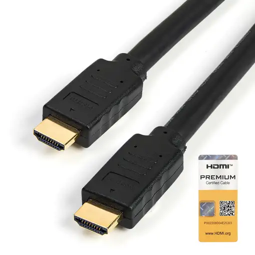 StarTech.com Cable de 5m HDMI 2.0 Certificado Premium con Ethernet - HDMI de Alta