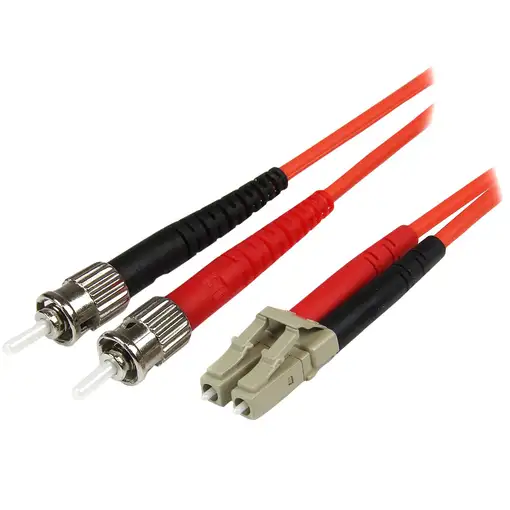 StarTech.com Cable Adaptador de Red de 1m Multimodo Dúplex Fibra Óptica LC-ST 50/1
