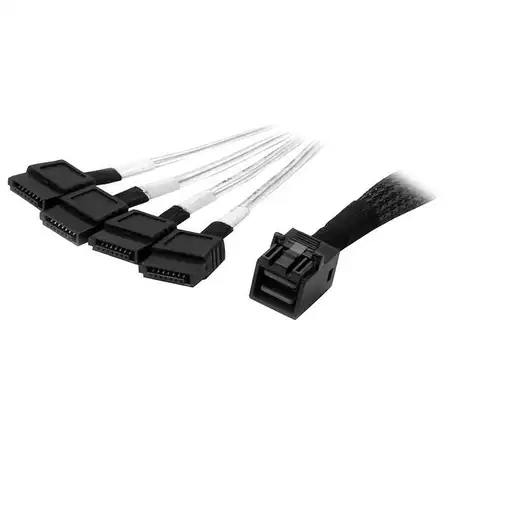 StarTech.com Cable Mini SAS Interno a SATA de 1m - Cable SFF-8643 a 4x SATA