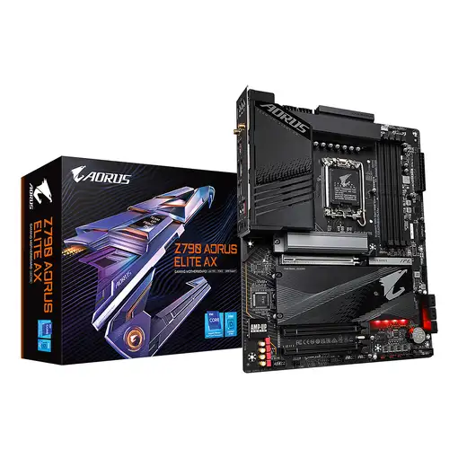 GIGABYTE Z790 AORUS ELITE AX Placa base - Soporta CPUs Intel Core de 14ª generació