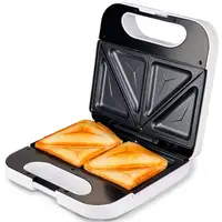 Sandwichera blanca 750 W,  corte triangular, SAN-CCBL GRUNKEL