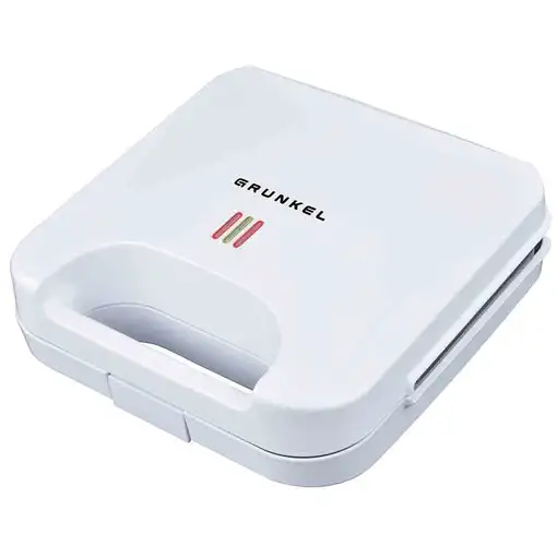 Sandwichera grill blanca 750 W, SAN-GRILLBL GRUNKEL