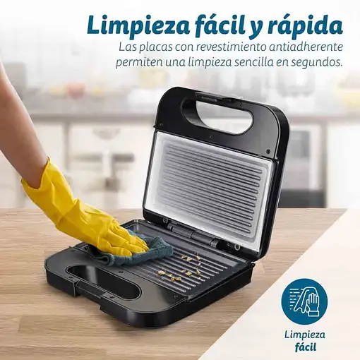 Sandwichera grill inox, 750 W, SAN-GRILLNG GRUNKEL