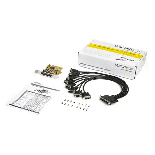 StarTech.com Tarjeta Adaptadora PCI Express Serie de 8 Puertos RS232