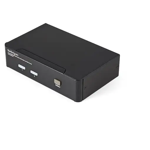 StarTech.com Conmutador Switch KVM 2 puertos HDMI con Hub Concentrador USB 2.0