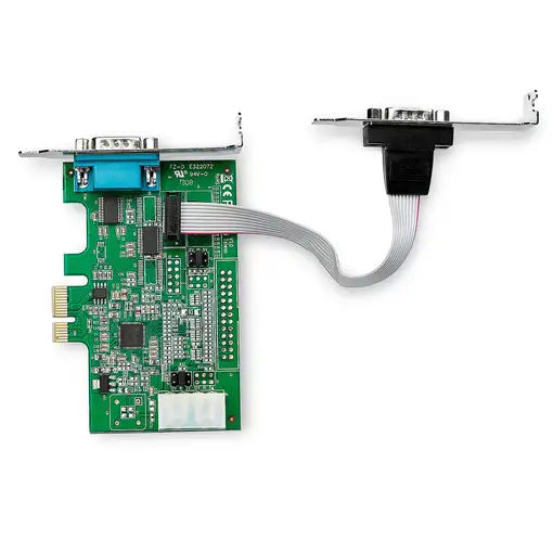 StarTech.com Tarjeta Adaptadora Serie PCI Express RS232 de 2 Puertos