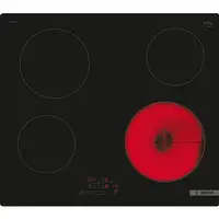 Bosch Serie 4 PKE611BB2E hobs Negro Integrado 60 cm Cerámico 0 zona(s)