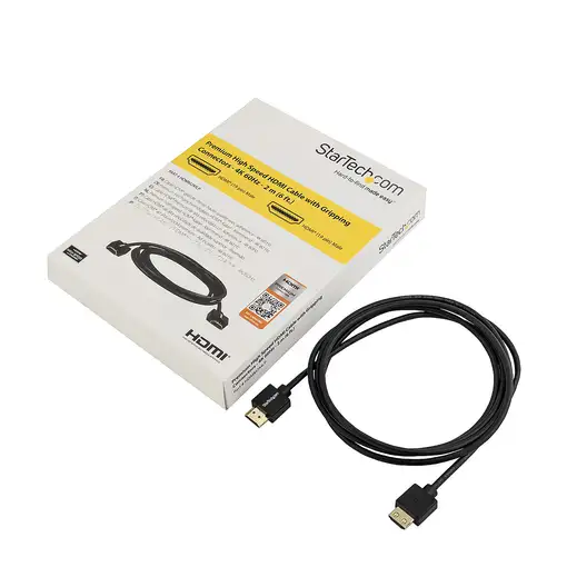 StarTech.com Cable HDMI 2.0 Delgado de Alta Velocidad con Ethernet 4K 60Hz