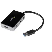 StarTech.com Adaptador de Vídeo Externo USB 3.0 a HDMI con Hub USB 1 Puerto