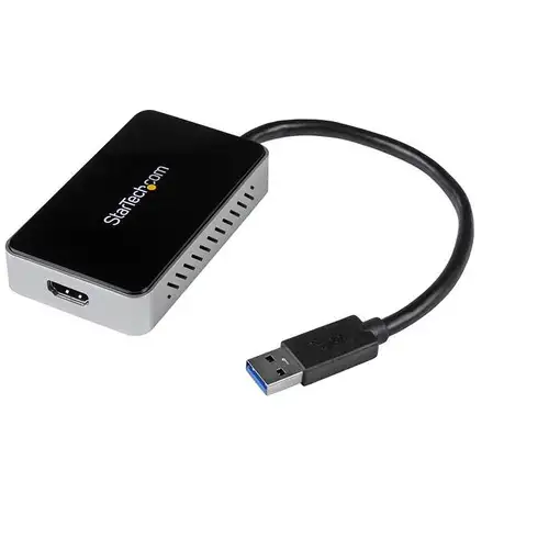 StarTech.com Adaptador de Vídeo Externo USB 3.0 a HDMI con Hub USB 1 Puerto