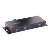 StarTech.com Hub Industrial USB 3.0 de 5Gbps de 4 Puertos - Concentrador USB