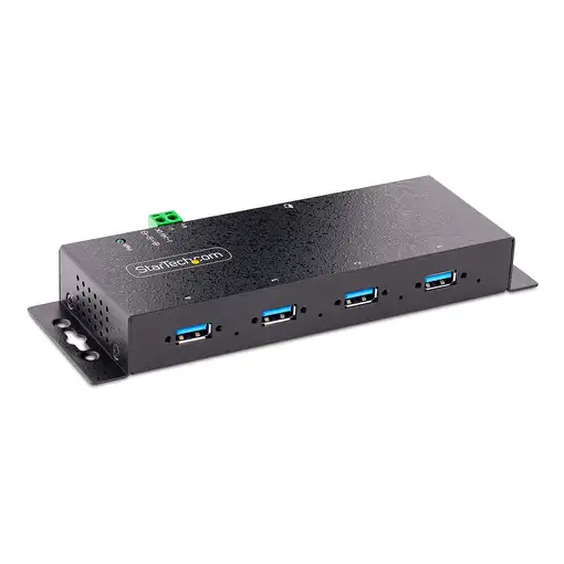 StarTech.com Hub Industrial USB 3.0 de 5Gbps de 4 Puertos - Concentrador USB