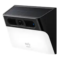 Eufy Cámara solar con luz de pared Security S120, cámara solar inalámbrica