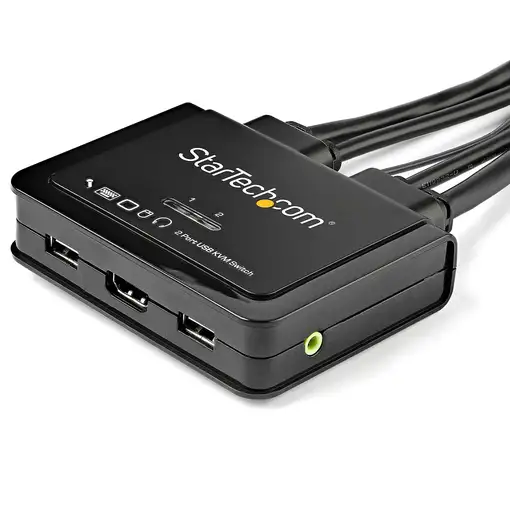 StarTech.com Switch Conmutador KVM de 2 Puertos HDMI - 4K de 60Hz