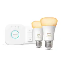 Philips Hue White ambiance Kit de inicio: 2 bombillas inteligentes E27 (1100)