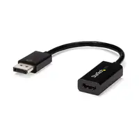 StarTech.com Conversor de Vídeo DisplayPort a HDMI con Audio – Adaptador Activo DP