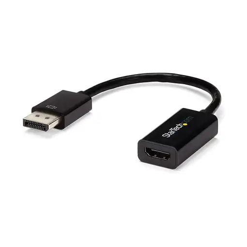 StarTech.com Conversor de Vídeo DisplayPort a HDMI con Audio – Adaptador Activo DP