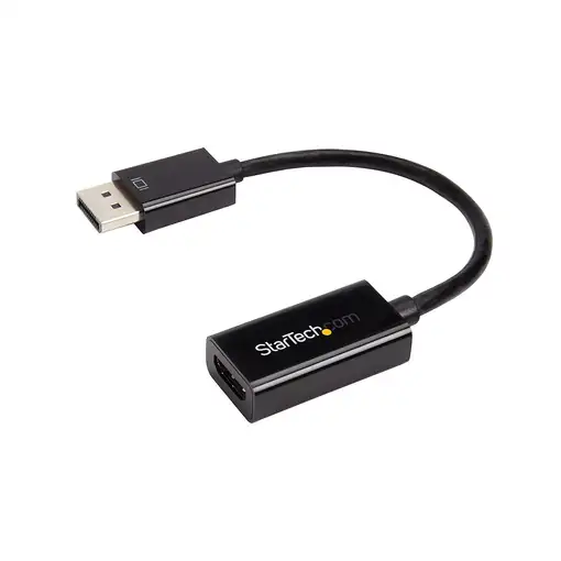 StarTech.com Conversor de Vídeo DisplayPort a HDMI con Audio – Adaptador Activo DP