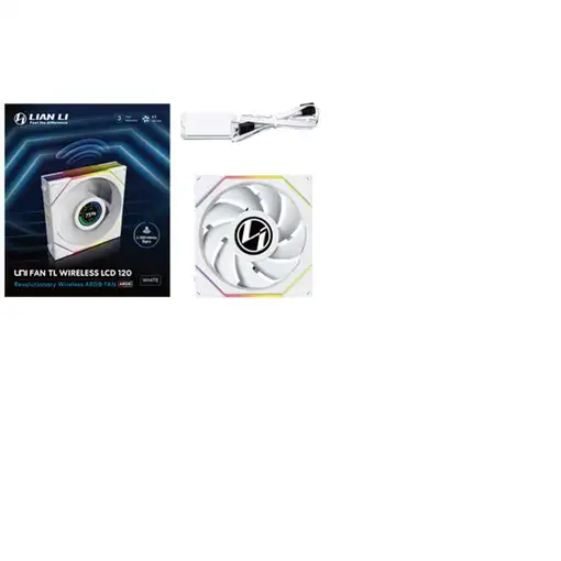 Lian Li Uni Fan TL120 LCD Wireless Carcasa del ordenador Ventilador 12 cm Blanco 1