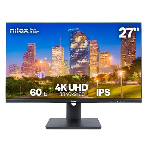 Nilox MONITOR 27'' NXM274KD11 IPS 4K 350 2HDMI DP USB 5MS pantalla para PC 68,6 cm