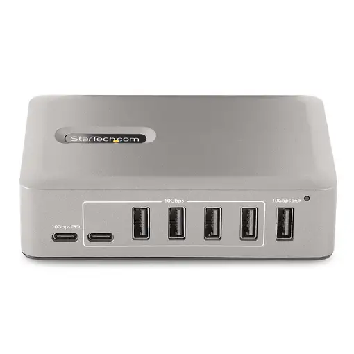 StarTech.com Hub Concentrador USB-C de 10 Puertos - 8x USB-A/2x USB-C - con Fuente
