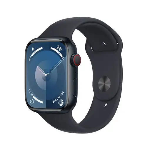 Apple Watch Series 9 45 mm Digital 396 x 484 Pixeles Pantalla táctil 4G Negro Wifi