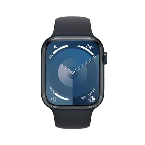 Apple Watch Series 9 45 mm Digital 396 x 484 Pixeles Pantalla táctil 4G Negro Wifi