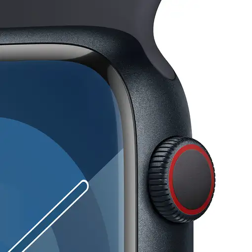 Apple Watch Series 9 45 mm Digital 396 x 484 Pixeles Pantalla táctil 4G Negro Wifi