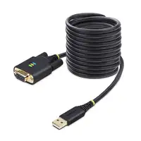 StarTech.com 1P10FFCN-USB-SERIAL cable de serie Negro 3 m USB tipo A DB-9