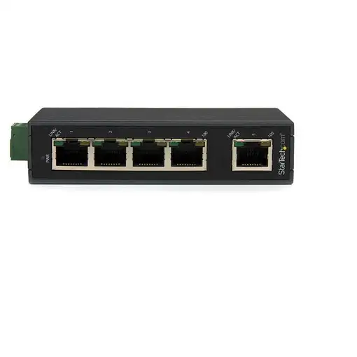 StarTech.com Switch Conmutador Industrial Ethernet de 5 Puertos RJ45
