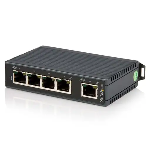 StarTech.com Switch Conmutador Industrial Ethernet de 5 Puertos RJ45