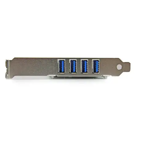 StarTech.com Tarjeta Adaptador PCI Express PCI-E USB 3.0 con UASP de 4 Puertos - A