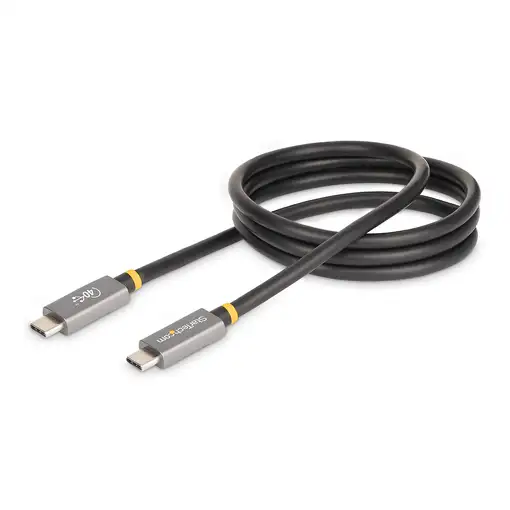 StarTech.com Cable USB4 de 1m - Cable USB-C Certificado USB-IF 40Gbps - Cable USB