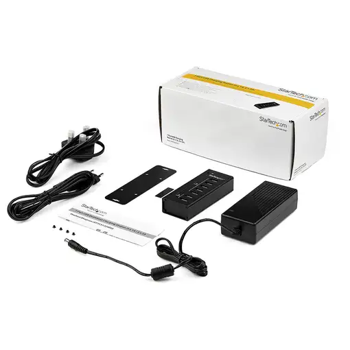 StarTech.com Estación de Carga USB de 7 Puertos Autónoma - 5x Puertos de 1A y 2x P