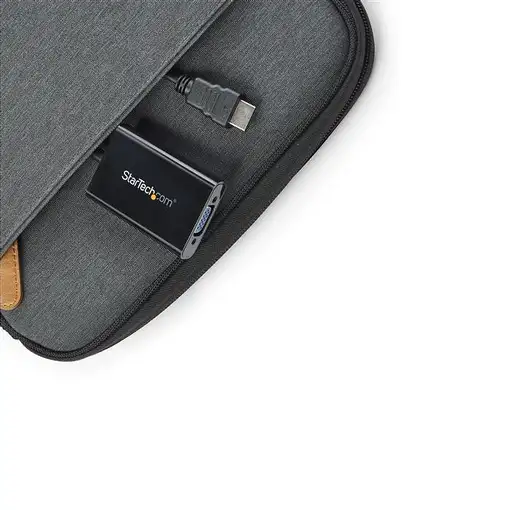 StarTech.com Cable Adaptador Externo Conversor de Vídeo y Audio HDMI a VGA