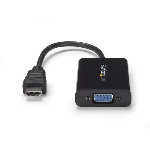 StarTech.com Cable Adaptador Externo Conversor de Vídeo y Audio HDMI a VGA