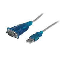 StarTech.com Cable Adaptador USB a Serie RS232 de 1 Puerto Serial DB9